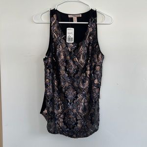 Sleeveless sequin top